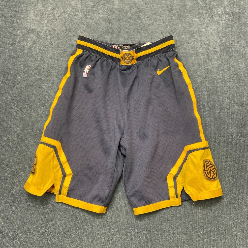 Golden‎ State Warriors Swingman Shorts Mens Medium Gray Nike Basketball Sports